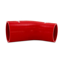 Load image into Gallery viewer, Mishimoto Silicone Reducer Coupler 45 Degree 2.75in to 3in - Red