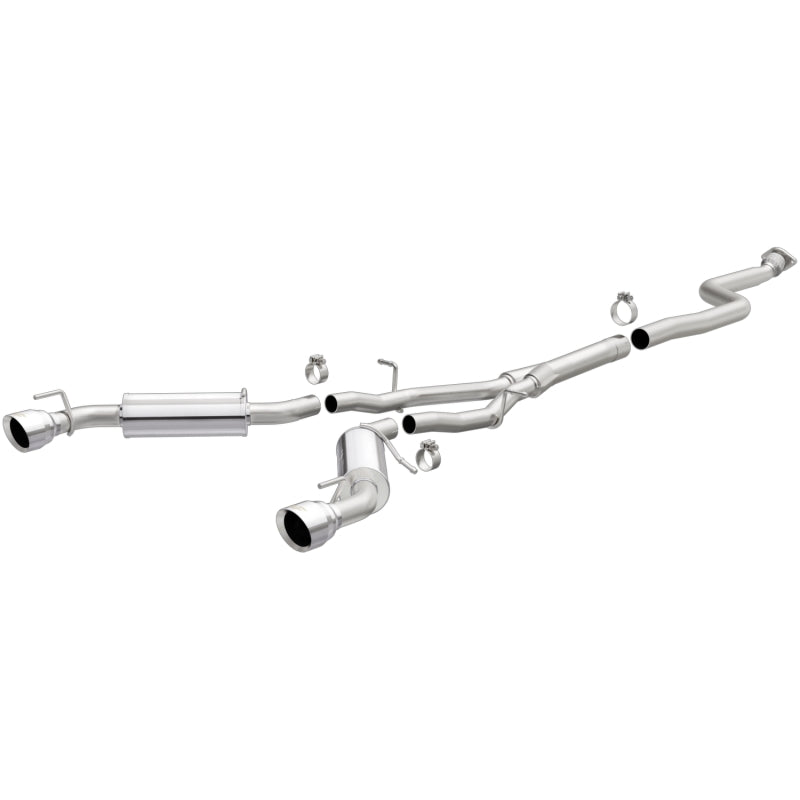 MagnaFlow 16-17 Chevy Camaro L4 2.0L Cat-Back Street Series 3in SS Dual Split Rear Exit