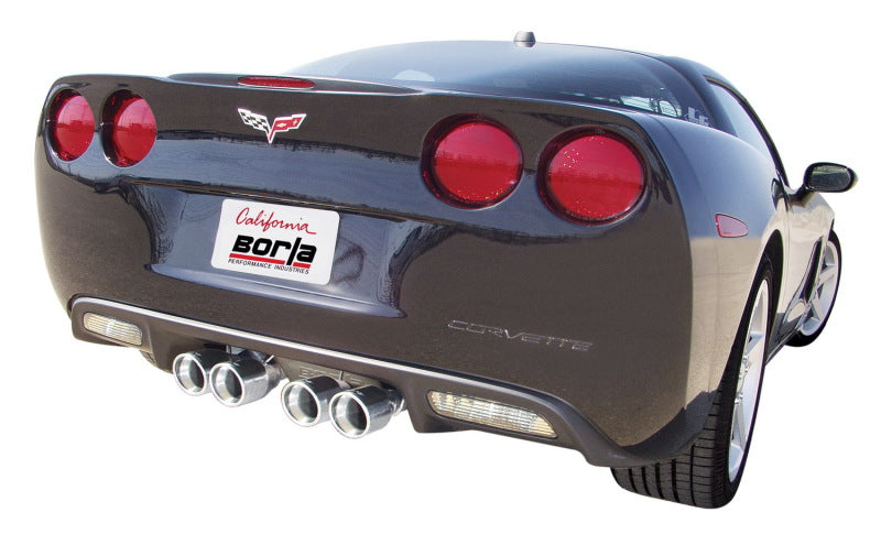 Borla 05-08 Corvette Convertible/Coupe 6.0L/6.2L 8cyl SS S-Type Exhaust (REAR SECTION ONLY)