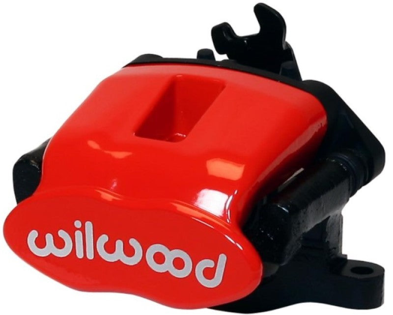 Wilwood Caliper-Combination Parking Brake-Pos 6-L/H-Red 41mm piston .81in Disc