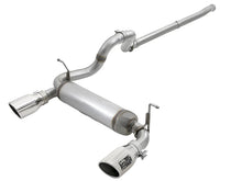 Load image into Gallery viewer, aFe Rebel Series 2.5in 409 SS Cat-Back Exhaust w/ Polished Tips 18-19 Jeep Wrangler (JL) V6 3.6L