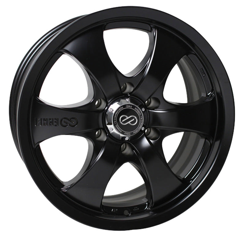 Enkei M6 Universal Truck&SUV 18x8.5 30mm Offset 6x135 Bolt Pattern 87mm Bore Black Wheel