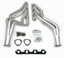 Load image into Gallery viewer, JBA 65-73 Ford Mustang 260-302 SBF 5 Speed T5/T56 1-3/4in Primary Silver Ctd Long Tube Header