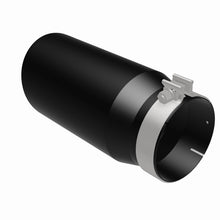 Load image into Gallery viewer, MagnaFlow Tip Stainless Black Coated Single Wall Round Single Outlet 6in Dia 5in Inlet 13in L