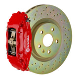 Brembo 12-16 Front-S Front GT BBK 4 Piston Cast 326 x30 1pc Rotor Drilled-Red