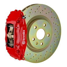 Load image into Gallery viewer, Brembo 02-07 Impreza/WRX/08-14 WRX Front GT BBK 4 Piston Cast 326 x30 1pc Rotor Drilled-Red