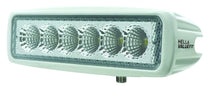 Load image into Gallery viewer, Hella Value Fit Mini Flush Mount 7.7in - 18W White Housing Flood Beam LED Light Bar