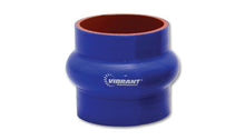 Load image into Gallery viewer, Vibrant 4 Ply Reinforced Silicone Hump Hose Connector - 2.75in I.D. x 3in long (BLUE)