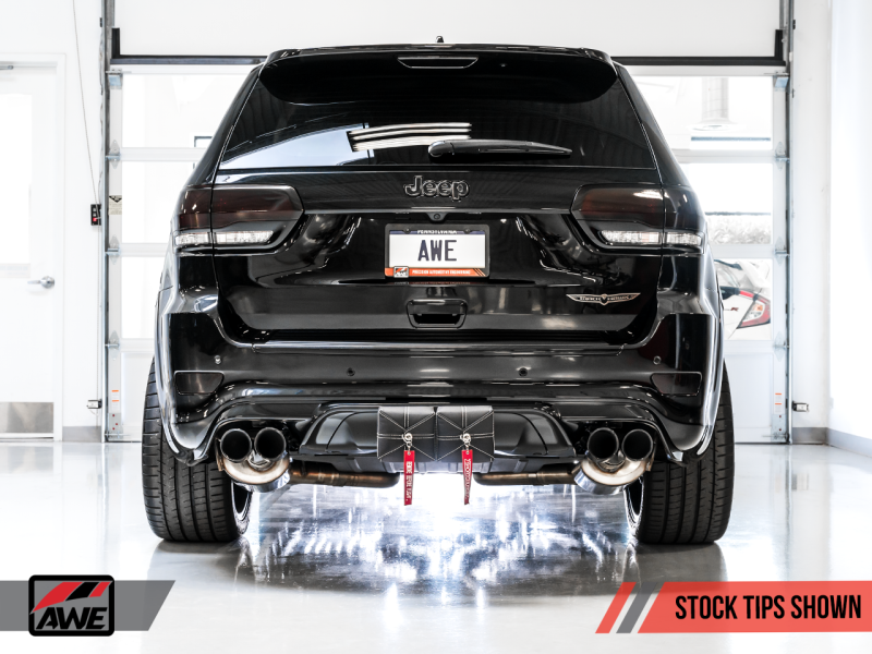 AWE Tuning 2020 Jeep Grand Cherokee SRT/Trackhawk Track Edition Exhaust - Use w/Stock Tips