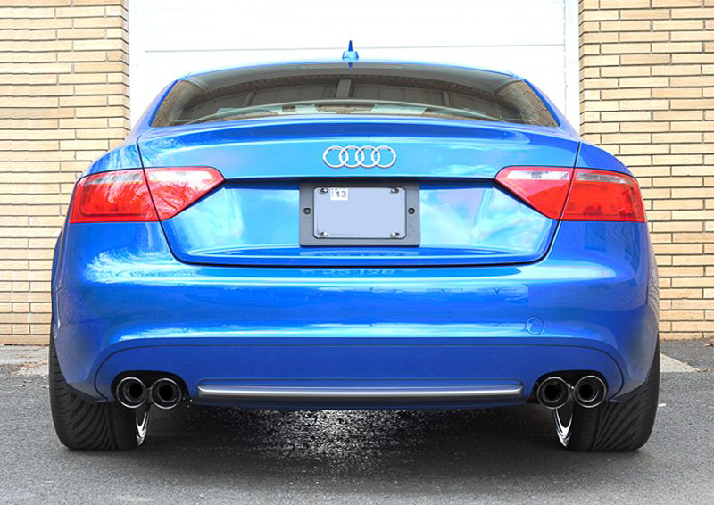 AWE Tuning Audi B8 A5 2.0T Touring Edition Exhaust - Quad Outlet Diamond Black Tips