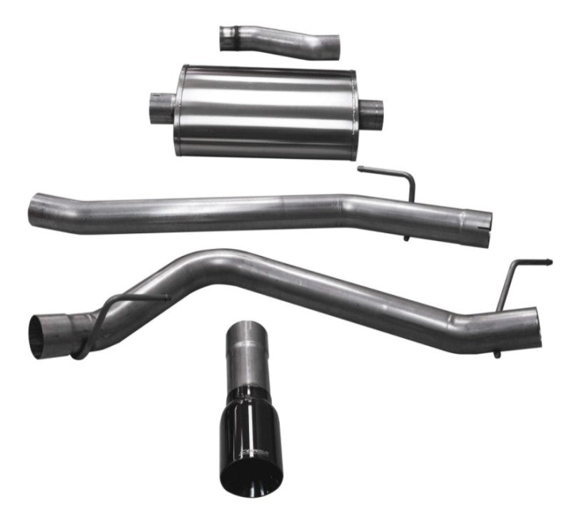 Corsa 2020-2024 Jeep Gladiator JT 3.6L Single Side Exit Cat-Back Exhaust w/ Single 4in PolishedTip