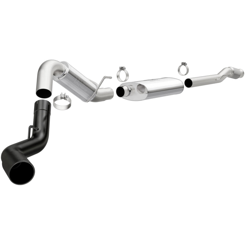 MagnaFlow 14+ Chevrolet Silverado 1500 Gas 409 SS Black 4in Tip Passenger Side Exit Catback Exhaust