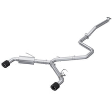 Load image into Gallery viewer, MBRP 22-23 Hyundai Elantra N 2.0L Turbo T304  5in OD CF Tips Dual Outlet 3in Cat Back Exhaust