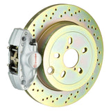 Brembo 99-05 323i/325i/328i (Excl. xDrive) Rr GT BBK 2Pist Cast 2pc 294x19 1pc Rotor Drilled-Silver