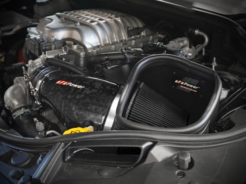 aFe 2021 Dodge Durango SRT Hellcat Track Series Carbon Fiber Cold Air Intake System w/ Pro 5R Filter