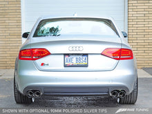 Load image into Gallery viewer, AWE Tuning Audi B8.5 S4 3.0T Track Edition Exhaust - Chrome Silver Tips (102mm)