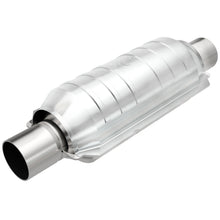 Load image into Gallery viewer, MagnaFlow Catalytic Converter 2 in Inlet 2 in Outlet 11 in Length SS