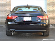 Load image into Gallery viewer, AWE Tuning Audi B8 A5 2.0T Touring Edition Single Outlet Exhaust - Polished Silver Tips