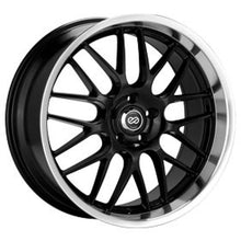 Load image into Gallery viewer, Enkei Lusso 20 x 8.5 40mm Offset 5x120 72.6 Bore Black w/ Machined Lip Wheel