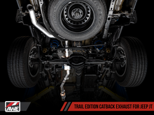 Load image into Gallery viewer, AWE Tuning 20-21 Jeep Gladiator JT 3.6L Trail Edition Cat-Back Exhaust