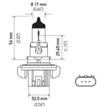 Load image into Gallery viewer, Hella Bulb H13 12V 60/55W P264T T4 +50