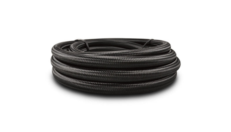 Vibrant Black Nylon Braided Flex Hose w/PTFE Liner AN -10 (150ft Roll)