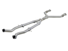 Load image into Gallery viewer, aFe Takeda 2.5in to 3in 304 SS Y-Pipe Exhaust System 16-18 Infiniti Q50/Q60 V6-3.0L (tt)