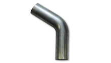 Load image into Gallery viewer, Vibrant 3in O.D. T304 SS 60 deg Mandrel Bend 6in x 6in leg lengths (5in Centerline Radius)