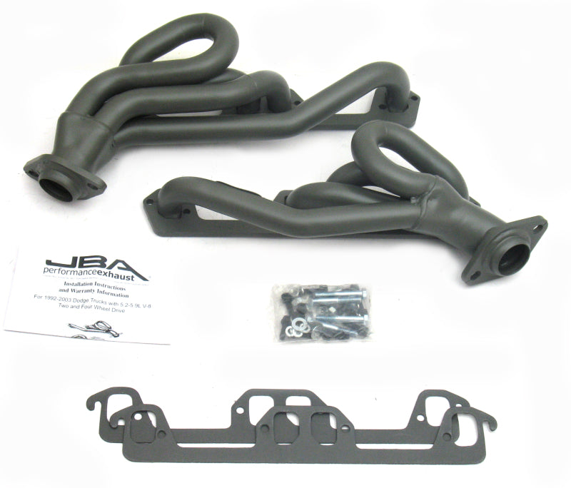 JBA 96-03 Dodge Truck 5.2L/5.9L Magnum 1-1/2in Primary Ti Ctd Cat4Ward Header