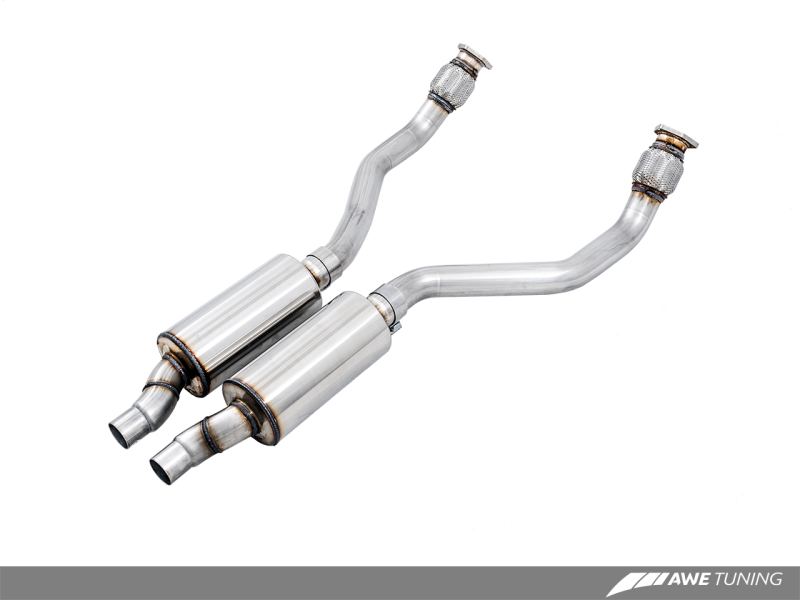 AWE Tuning Audi B8 / C7 3.0T Resonated Downpipes for S4 / S5 / A6 / A7