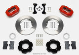 Wilwood Forged Dynalite Front Hat Kit 11.00in Red 95-05 Miata