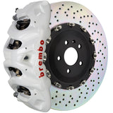 Brembo 08-17 A5/09-16 A4 Front GT BBK 6 Piston Cast 380x34 2pc Rotor Drilled- White