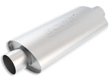 Borla XR-1 Racing Sportsman 3.5in. Outlet / 3.5in Inlet Oval Muffler - 5in Diameter x 15in Length