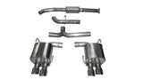 Corsa 2015-2021 Subaru WRX Cat Back Exhaust Polished Quad 3.5in Tips Sport