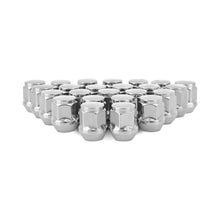 Load image into Gallery viewer, Mishimoto Steel Acorn Lug Nuts M14 x 1.5 - 24pc Set - Chrome