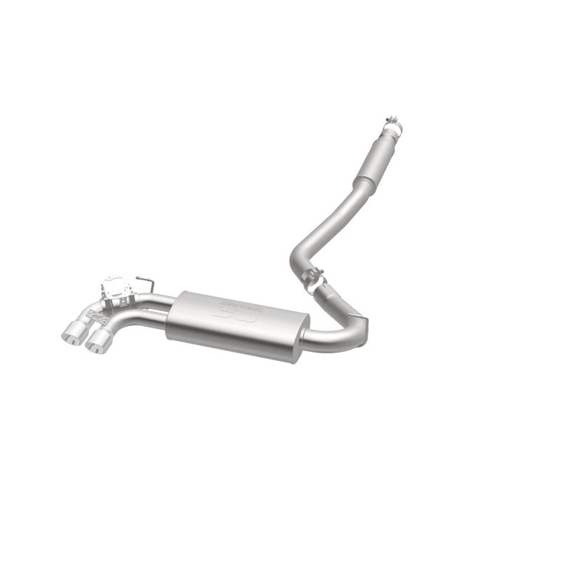 MagnaFlow CB SS 2.5/3in Dual Straight DS Rear Ext 3in Tip 12-15 BMW 328i /428i 2.0L Coupe Sedan