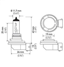 Load image into Gallery viewer, Hella Bulb H11 12V 55W Pgj192 T4 +50