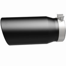 Load image into Gallery viewer, MagnaFlow Tip Stainless Black Coated Single Wall Round Single Outlet 6in Dia 5in Inlet 13in L