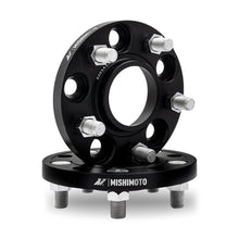 Load image into Gallery viewer, Mishimoto Wheel Spacers - 5x114.3 - 60.1 - 45 - M12 - Black