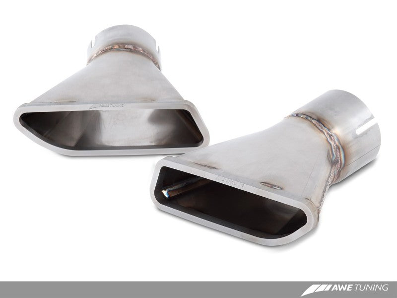 AWE Tuning McLaren MP4-12C Performance Exhaust - Machined Tips