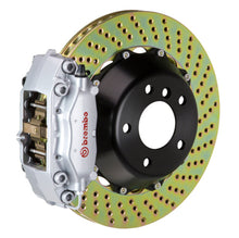 Load image into Gallery viewer, Brembo 04-08 S4/06-08 A4 Rear GT BBK 4 Piston Cast 2pc 345x28 2pc Rotor Drilled-Silver