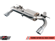 Load image into Gallery viewer, AWE Tuning BMW F3X 335i/435i Touring Edition Axle-Back Exhaust - Chrome Silver Tips (90mm)