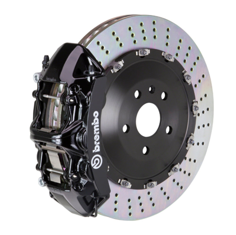 Brembo 14+ Ghibli S/Ghibli S-Q4 Front GT BBK 6 Piston Cast 405x34 2pc Rotor Drilled-Black