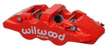 Load image into Gallery viewer, Wilwood Caliper-Aero6-R/H - Red 1.75/1.38/1.38in Pistons 1.25in Disc