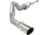 aFe Atlas Exhaust 4in Aluminized Cat-Back w/ 304 SS Polished Tip 11-13 Ford F-150 EcoBoost V6 3.5L