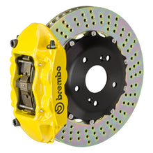 Load image into Gallery viewer, Brembo 99-05 S2000 Rear GT BBK 4 Piston Cast 328x28 2pc Rotor Drilled- Yellow