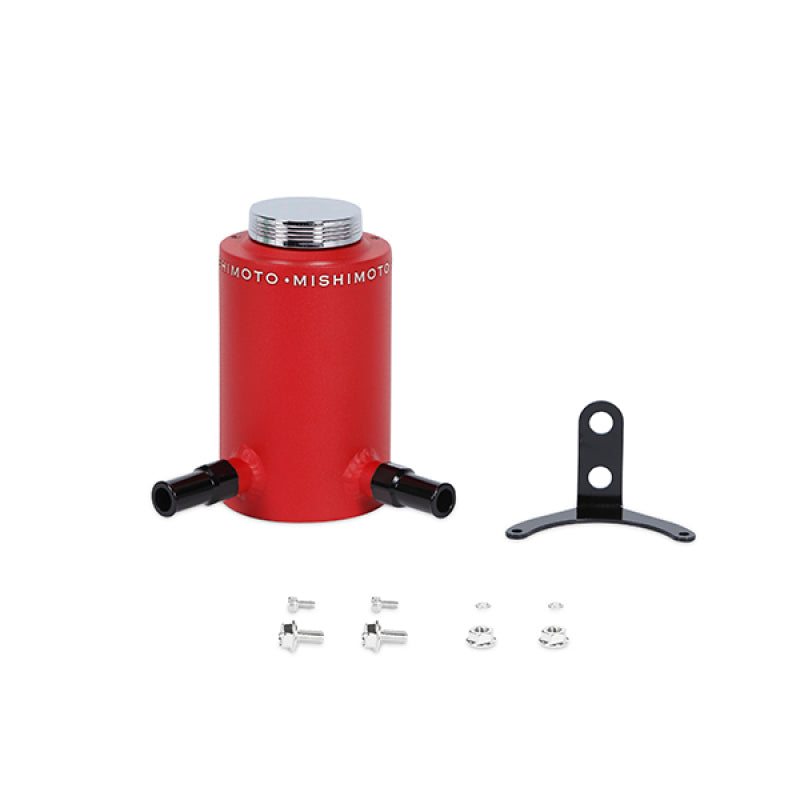 Mishimoto Aluminum Power Steering Reservoir Tank - Wrinkle Red