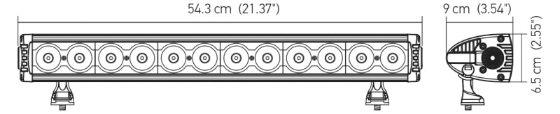 Hella Value Fit Design 12in LED Light Bar - Combo Beam