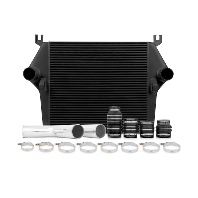 Mishimoto 03-07 Dodge 5.9L Cummins Intercooler Kit w/ Pipes (Black)