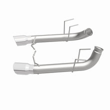 Load image into Gallery viewer, MagnaFlow 13 Ford Mustang Dual Split Rear Exit Stainless Axle-Back Cat Back Exhaust (Competition)